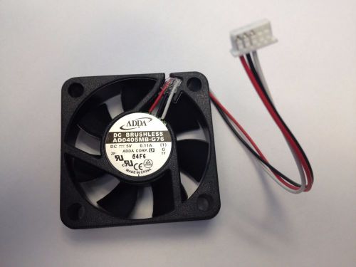 ADDA 40MM X 10MM Ball Bearing  DC Brushless 5V Fan, 3 Wire, AD0405MB-G76  U.S.A.