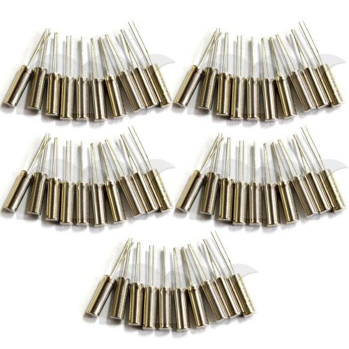 50 Pcs 24.000Mhz 24Mhz Cylindrical Crystal Oscillators 2*6mm DIP-2