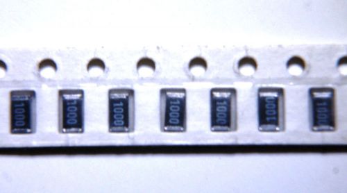 50x new vishay (dale) 100 ohm 1% 1206 1/4w smd resistor part # crcw-1206-1000ft1 for sale