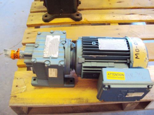 Sew-eurodrive r27dt80k4z gearmotor, ratio 9.41, hp .75, 230/460 volt (new) for sale