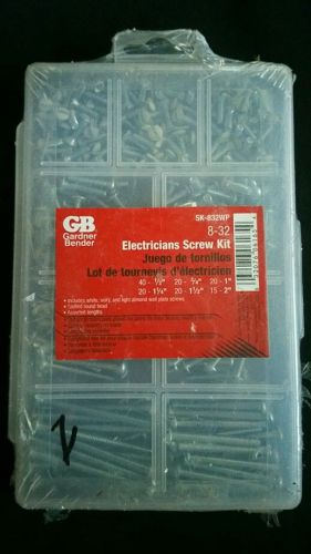 Electricians Screw Kit 8-32 Gardner Bender