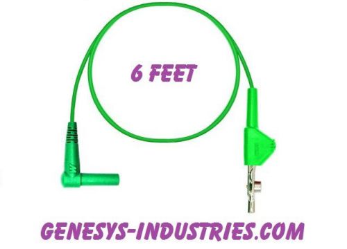 TEST LEADS FOR JDSU ACTERNA HST3000 GREEN HST-3001-GN-6 ALLIGATOR CLIP NEW