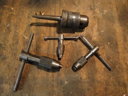 Vintage drill press chuck and bit holders