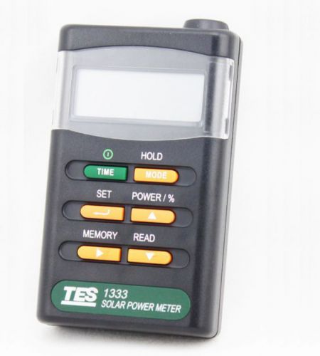 TES-1333 Solar Power Meter Digital Radiation Detector Solar Cell Energy Tester