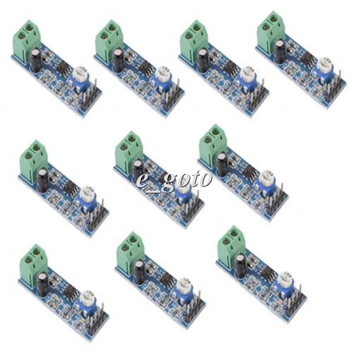 10pcs LM386 Audio Amplifier5V-12V Module Board Adjustable Resistance for Arduino