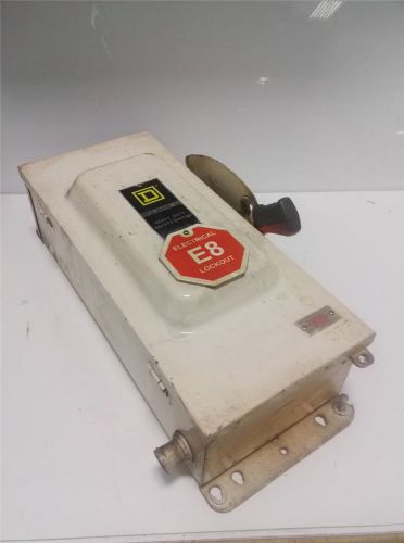 SQUARE D HEAVY DUTY SAAFETY SWITCH HU363A SER. F1