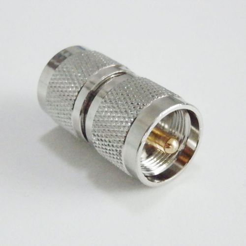 Hotnew uhf pl259 male to uhf pl-259 male plug rf coaxial adapter cable connector for sale