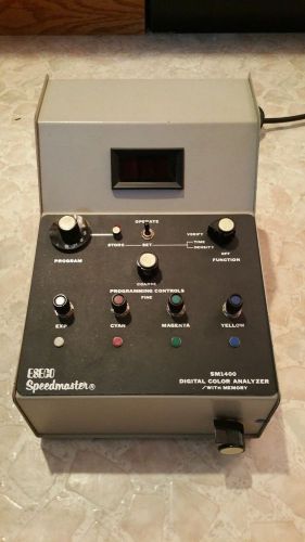 EUC ESECO SM-1400 2020 SPEEDMASTER DIGITAL COLOR ANALYZER WITH MEMORY 115v 3 AMP