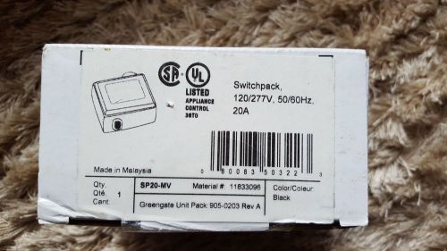 New Cooper Greengate SP20-MV Motion Sensor Switchpack