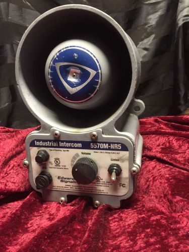 Edwards Signaling Industrial Intercom 5570m-nr5