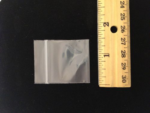 Reclosable 1.5x1.5 inch Clear Plastic Zippy Bags, Clear,100 count FREE SHIPPING!