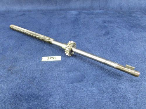 Atlas TV48 10&#034; Metal Lathe Carriage Cross Feed Lead Screw &amp; Gear (#1755)