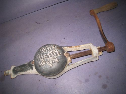 WHITE MOUNTAIN Old Vintage Ice Cream HAND CRANK  3-4QT  71R2