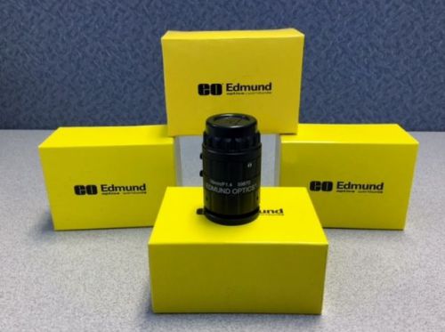 Edmund optics (quantity 4 new) 59870 16mm/f1.4 compact fixed focal length lens for sale