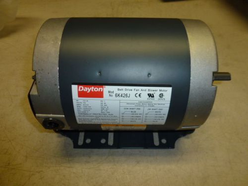 NEW! DAYTON BLOWER MOTOR 1/3 1/6HP, 1725/1140 RPM, 115V, Fr: 56Z, 6K426 J