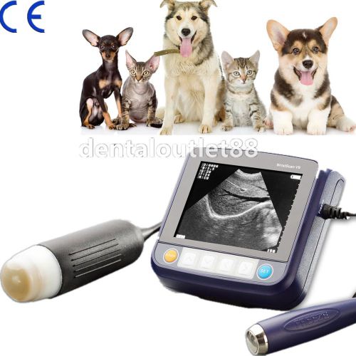 3.5inch LCD animal pregnancy diagnosis Veterinary ultrasound VET + sector probe