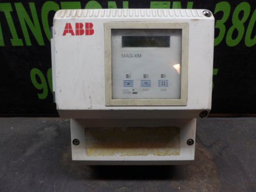 ABB MAG-XM MAGNETIC FLOWMETER SIGNAL CONVERTER, 50X1L3DXKD10AABC229, USED