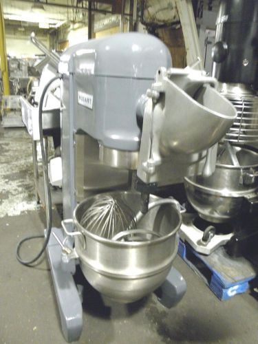 HOBART H-600T 60QT 60 QT 3 HP BAKERY PIZZA DOUGH MIXER W PELICAN HEAD SS BOWL