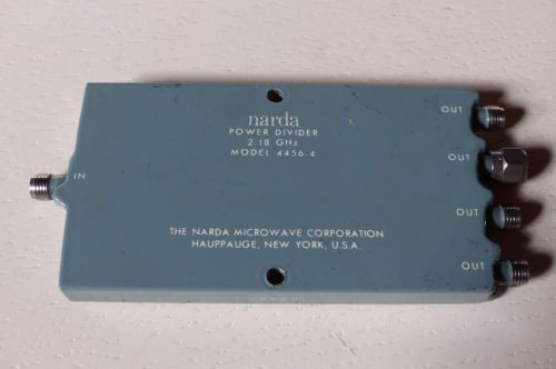 NARDA 4456-4 SMA POWER DIVIDER 2 - 18GHz  - 30 Watt