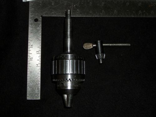 Jacobs # 14N SUPER Drill Chuck/Key, MT2 Arbor, JT3 Mount, 0-1/2 ((#D330))