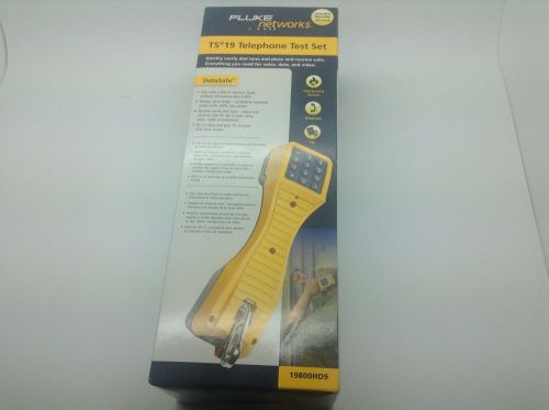 Fluke Networks TS19 Telephone Test Set 19800HD9