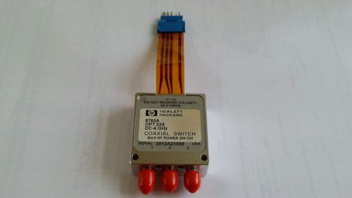 Hp 8765a microwave spdt switch dc-4ghz for sale