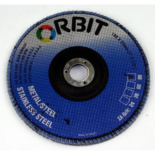 7&#034; x 7/8 AH Flap Disc 80 Grit