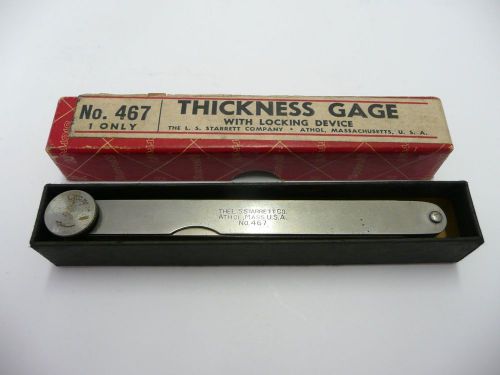 Starrett 467 inch reading thickness gage, metalwork, auto,farm, for sale