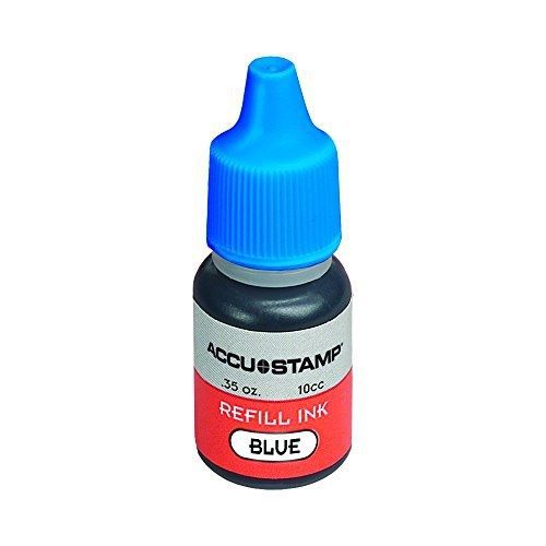 Accustamp ink refill for pre-ink stamps, blue, .35oz (090682) for sale