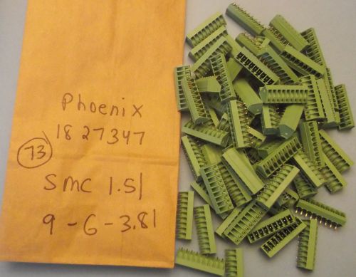 1827347 - QTY 73 - PHOENIX CONTACT SMC1,5/9-G-3,81 NEW MADE IN GERMANY