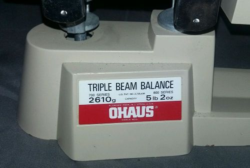 Ohaus 800 series triple beam scale