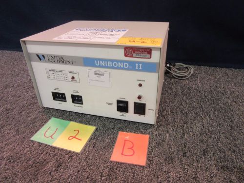 UNITEK EQUIPMENT UNIBOND II UB2 BONDING BONDER POWER SUPPLY WELDING USED B