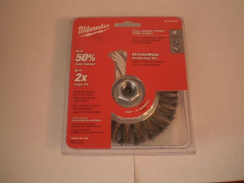 milwaukee full cable twist wire wheel nib