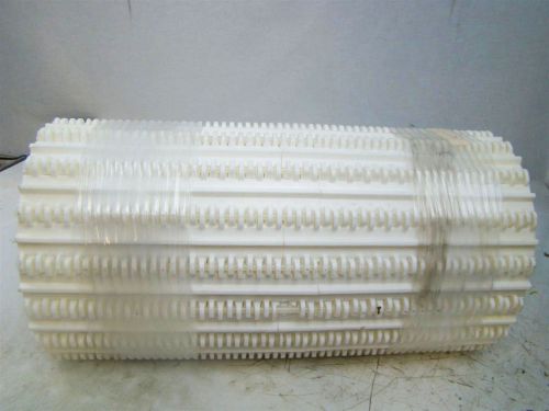 Conveyor belt 21.4&#034; x 10&#039; flat top polypropylene white M5010