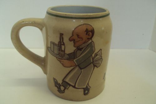 Buffalo Pottery Beer Mugs  4&#034; -Exasperation-- RARE-