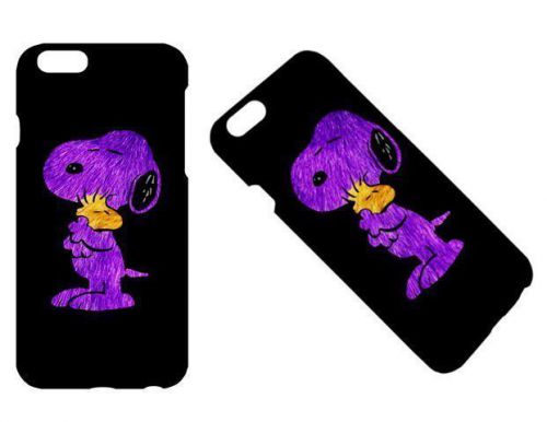 Snoopy Woodstock Fur Unique Art Vector Case For Apple iphone 6 PLUS smartphone