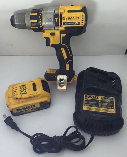 Dewalt DCD995 20V Max Li-Ion 1/2&#034; Cordless Hammer Drill, Battery &amp; Charger