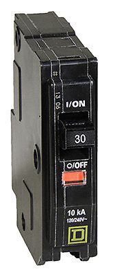 Square d co. qo130cp qo single pole circuit breaker-30a sp circuit breaker for sale