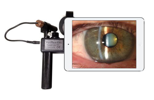 Portable i-Slit Lamp for iPadMini 4 by EyePhotoDoc