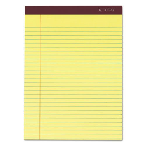 TOPS Docket Gold Letter-Size Legal Pads - TOP63950