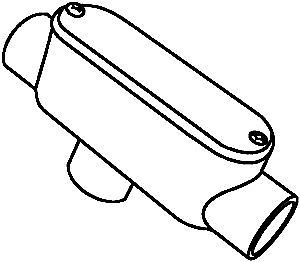 CONDUIT BODY,1-1/4&#034; T PVC