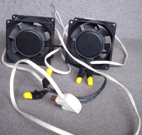 FANS 2 EACH 115 AC  VOLTS FOR EQUIPMENT