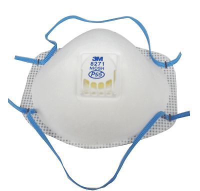 RESPIRATOR,P95 W/VALVE 10/BX