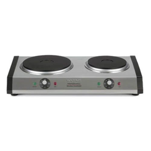 Conair waring wdb600 double burner solid top countertop range - heavy duty for sale