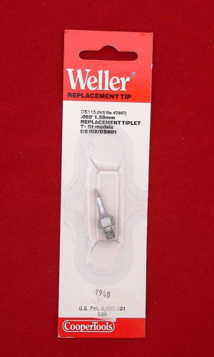 Weller Soldering Tip Solder DS115 .060&#034; 1.58MM TIPLET DS102 DS601 IRONS