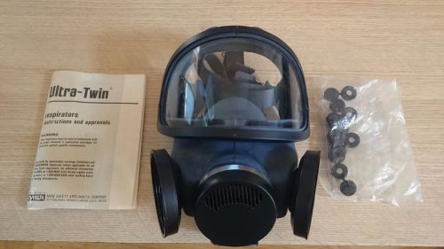 MSA ULTRA-TWIN RESPIRATOR FACEPIECE SIZE LARGE