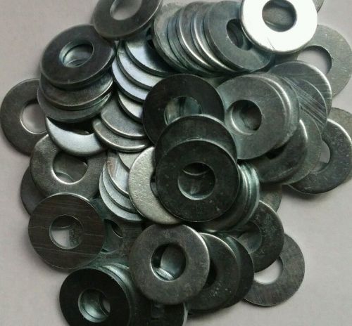 5/16 USS Flat Washers Steel Zinc Plated,(200)  3/8&#034;ID x 7/8&#034;OD