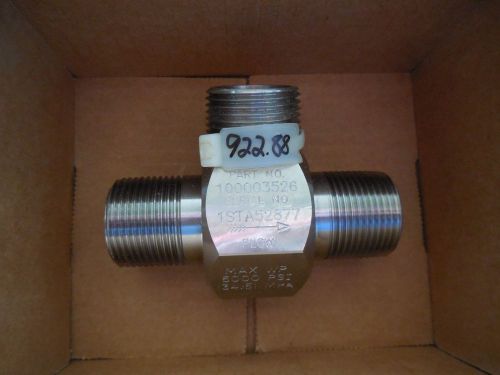 Nuflo 1&#034; Male NPT turbine meter assembly 170 - 1700 BPD