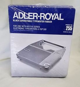 Lot of 6 Adler Royal Black Correctable Typewriter Ribbon 810 510 VSP 500 # 255