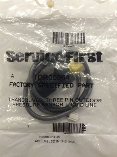 TRANE TDR00364 TRANSDUCER, THREE PIN OUTDOOR PRESSURE SENSOR, LIQUID LINE